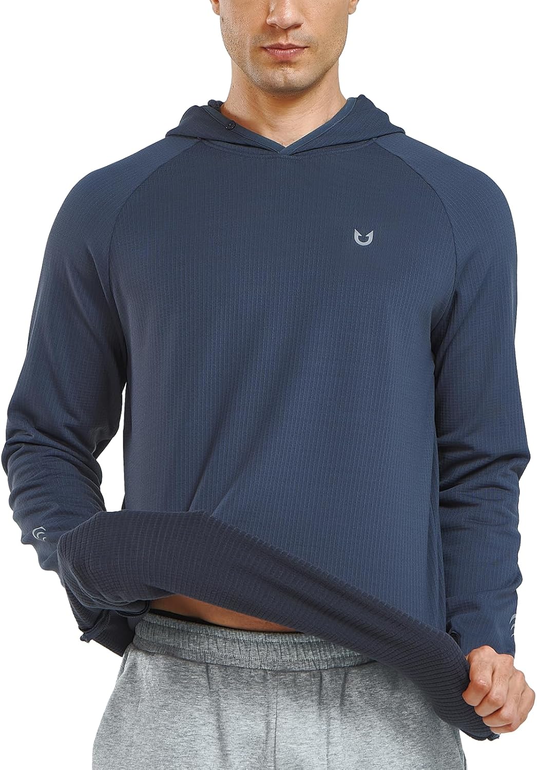 NORTHYARD Men's Running Hoodie Lightweight Fleece Workout Pullover Long Sleeve Cold Weather Hooded Sweatshirts Athletic Gym - Image 2