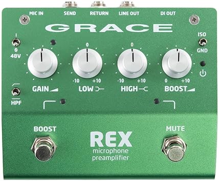 Grace Design REX Microphone Preamp Pedal with Boost