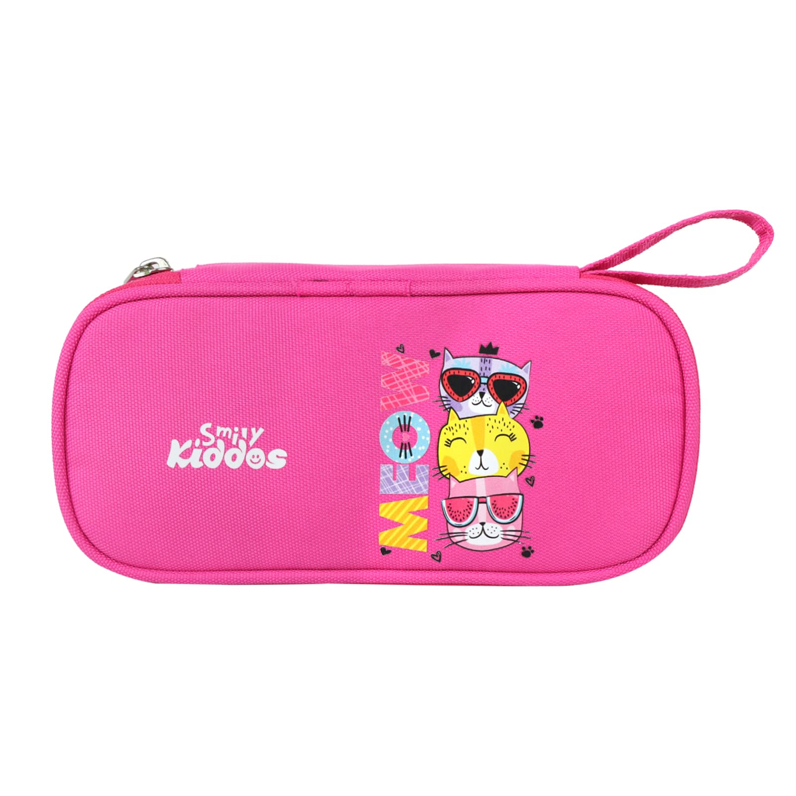 Smily Kiddos Polyester Zipper Pencil Pouch Meow Kitty (Dark Pink) (B0B9B8YK3F) Amazon Price History, Amazon Price Tracker