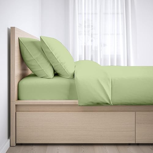 Miniatura 10 de Juego de sábanas tamaño King de 1000 hilos 100% algodón egipcio, suave y transpirable, tejido satén de fibra larga, 1000 hilos, se adapta a