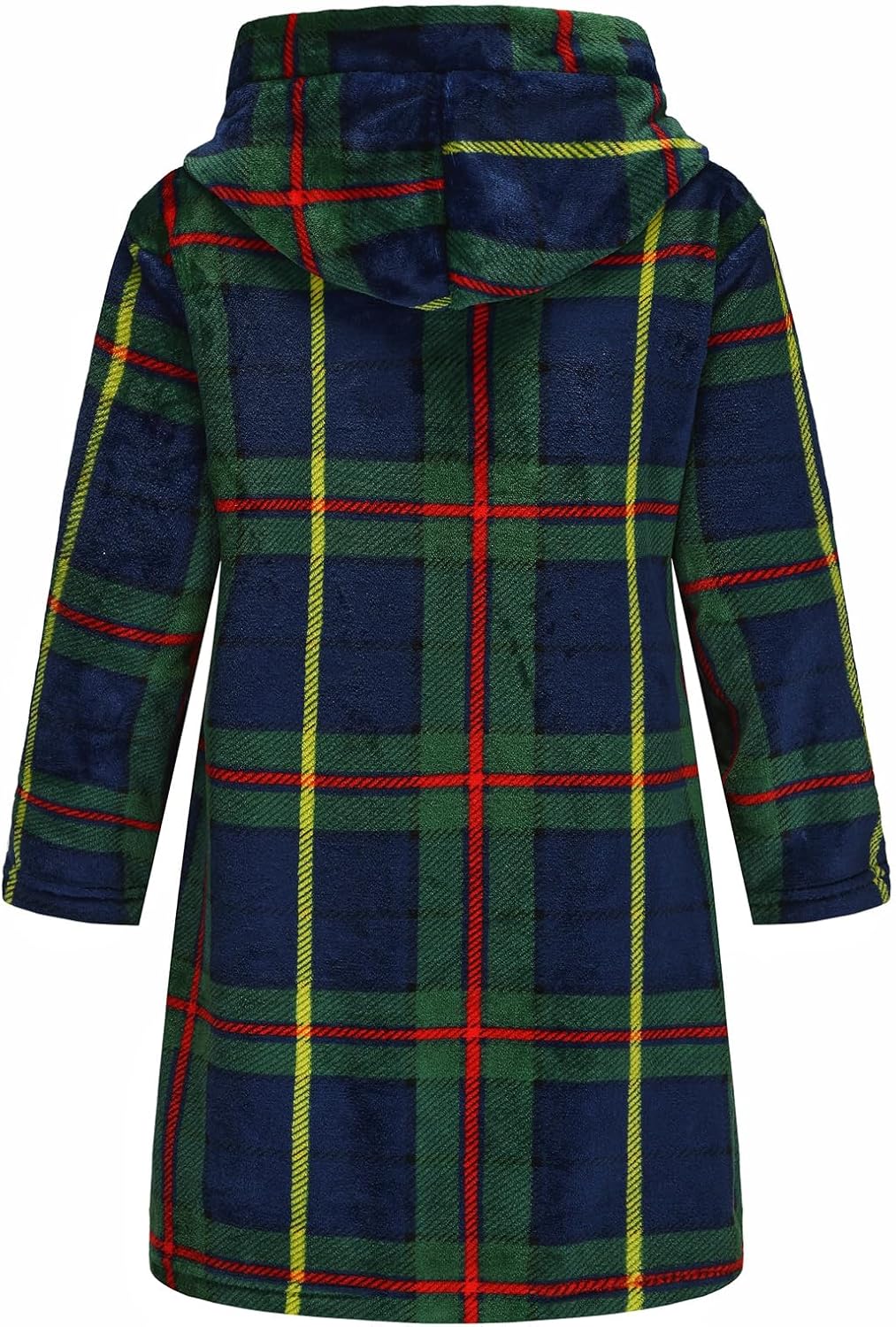 Boys Girls Robes Kids Toddler Flannel Hooded Bathrobe Pajamas Sleepwear 2-16 Years - Image 2