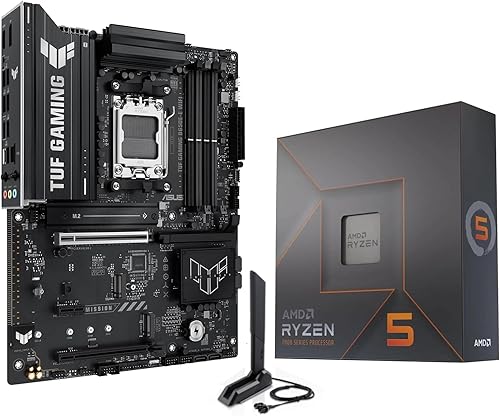 Miniatura 8 de MICRO CENTER Paquete de procesador de CPU AMD Ryzen 5 7600X con ASUS B650E MAX Gaming WiFi AM5 ATX Placa base (DDR5, PCIe 5.0, 3X M.2, Wi-Fi 6E)