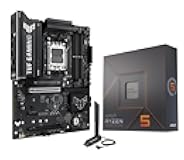 AMD Ryzen 5 7600X CPU Processor Bundle with ASUS TUF Gaming B650E-E WiFi AM5 ATX Motherboard (DDR5, PCIe 5.0 Ready, 3X M.2, Wi-Fi 6E, USB 20Gbps Type-C)