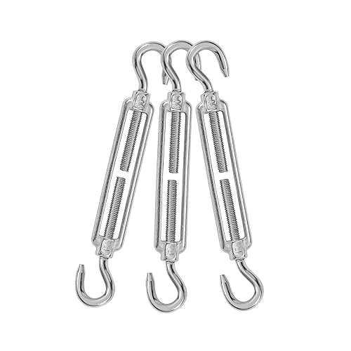 Miniatura 59 de Tensor de ojo y ojo M6, tensor de acero inoxidable 304 resistente tensión de cuerda de alambre 5 PC