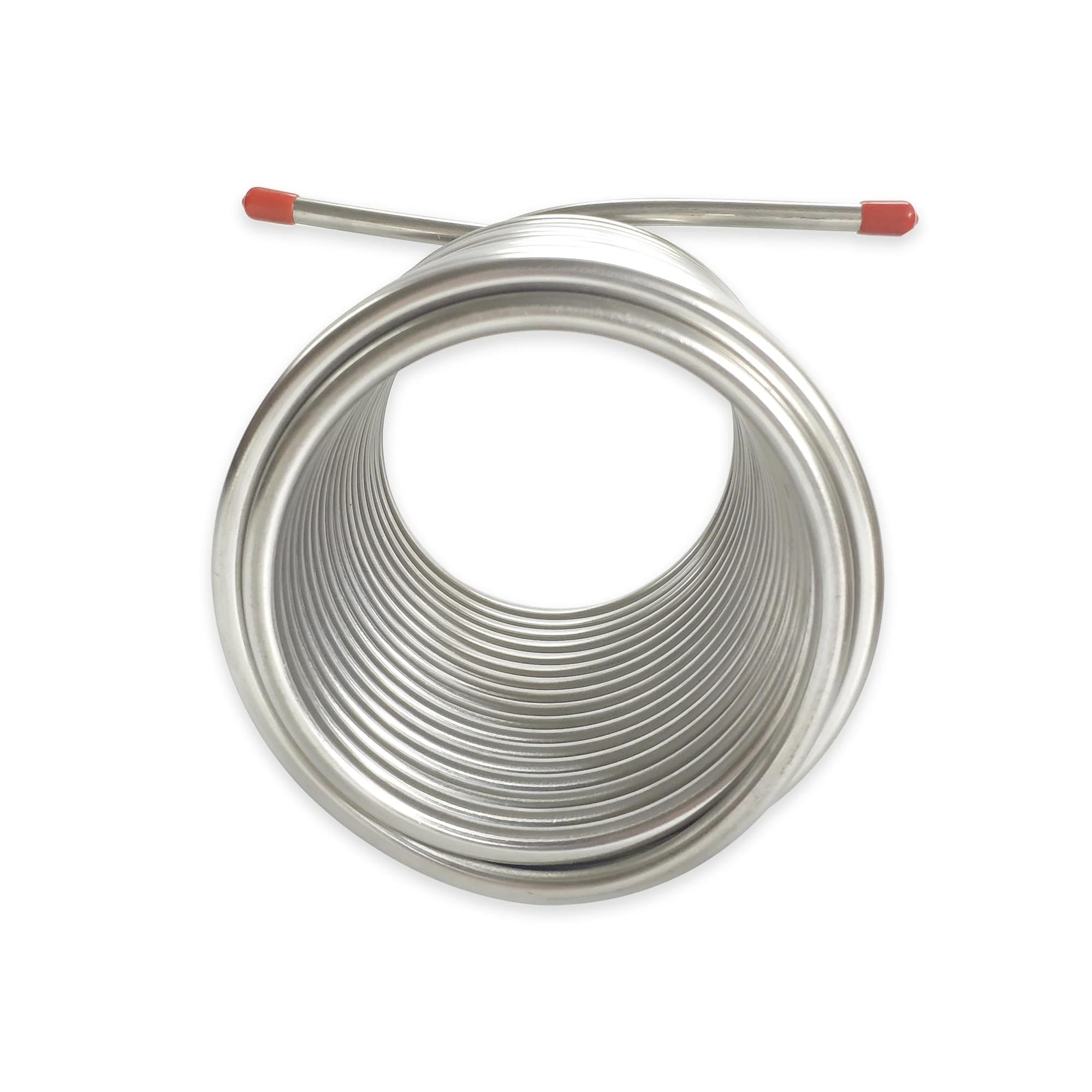Enfriador de mosto y agua de cerveza de doble capa, serpentín de enfriamiento de 14 m de longitud, serpentín de enfriamiento de cerveza for incubadora exterior, acero inoxidable 304 de grado alimentic