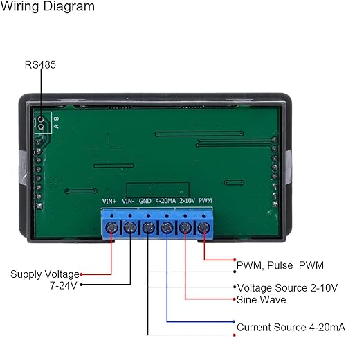 Vista 5 de Hilitand Módulo Generador, Generador 4-20mA 2-10V, Generador Ajustable Multifuncional, Soporte Múltiples Modos
