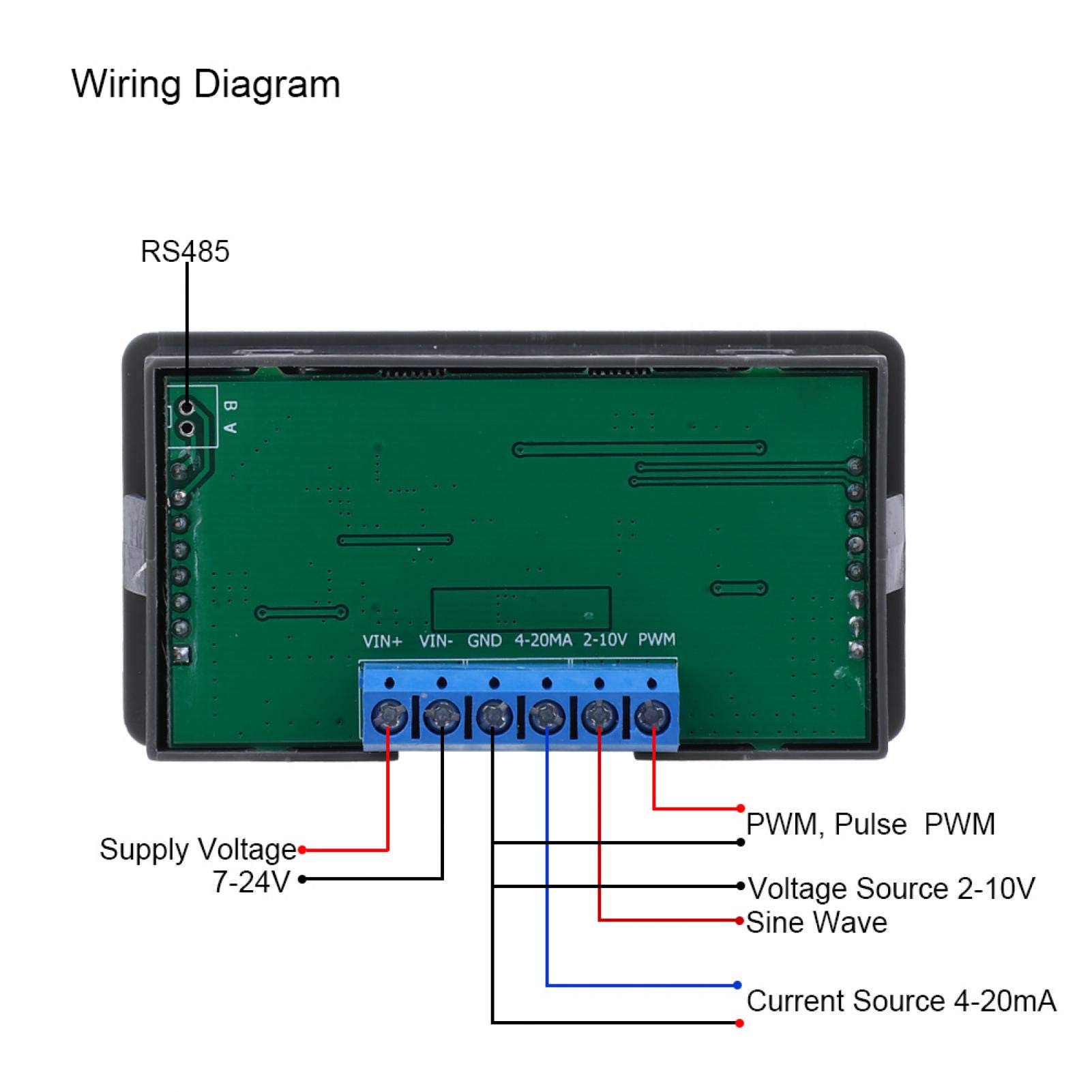 Module générateur de signaux WSFG-06 PWM 1-150KHZ Onde sinusoïdale 4-20mA 2-10V Générateur d'impulsions Carte de générateur de signaux d'onde réglable