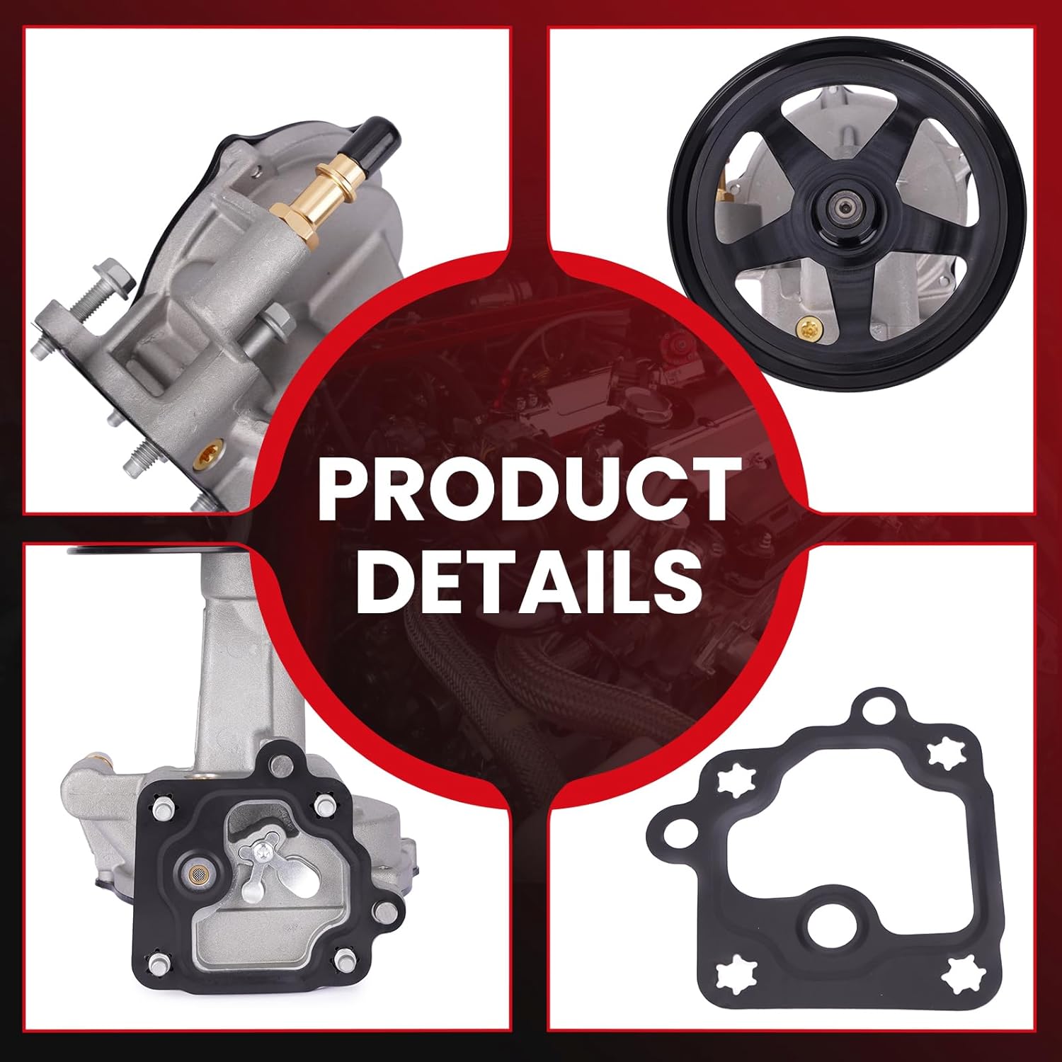 MOCA Vacuum Pump fits For Cadillac 2015-2020 Escalade Escalade Esv, For Chevrolet 2014-2018 Silverado 1500, 2015-2020 Suburban Tahoe, For GMC 2014-2018 Sierra 1500, 2015-2020 Yukon Yukon XL