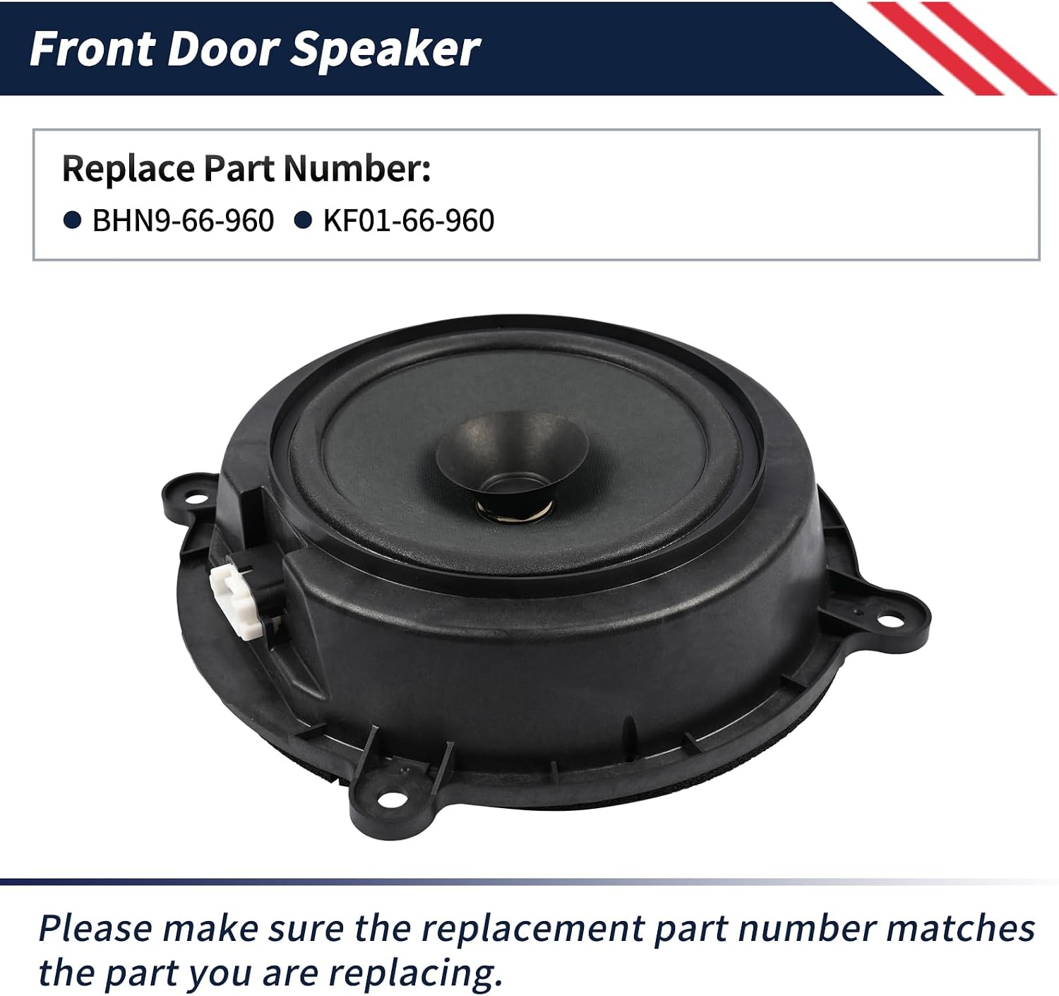 ‎BHN9-66-960 Speaker Fit for Mazda 3 2014-2018 for Mazda 6 CX-5 2013-2016 KF01-66-960 Front Door Speaker (1)