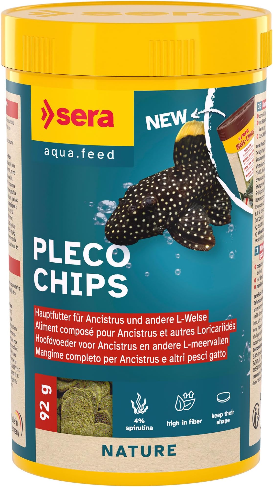 Sera Catfish Chips Fish Food - 250 ml