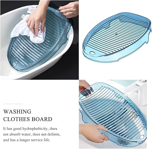 Miniatura 5 de Ipetboom Tabla de lavado de ropa pequeña, 1 tabla de lavar a mano, 1 tabla de lavado para lavandería, lavar a mano, ropa para el hogar, lavado de
