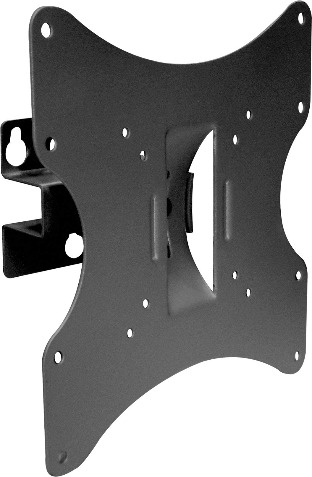 SCHWAIGER LWH030 011 TV-Wandhalterung für Flachbildschirme mit 58-107 cm (23-42 Zoll), Halterung für LED 4K OLED, Schwenkbar mit 1 Gelenk, max. Belastung 30 kg, schwarz