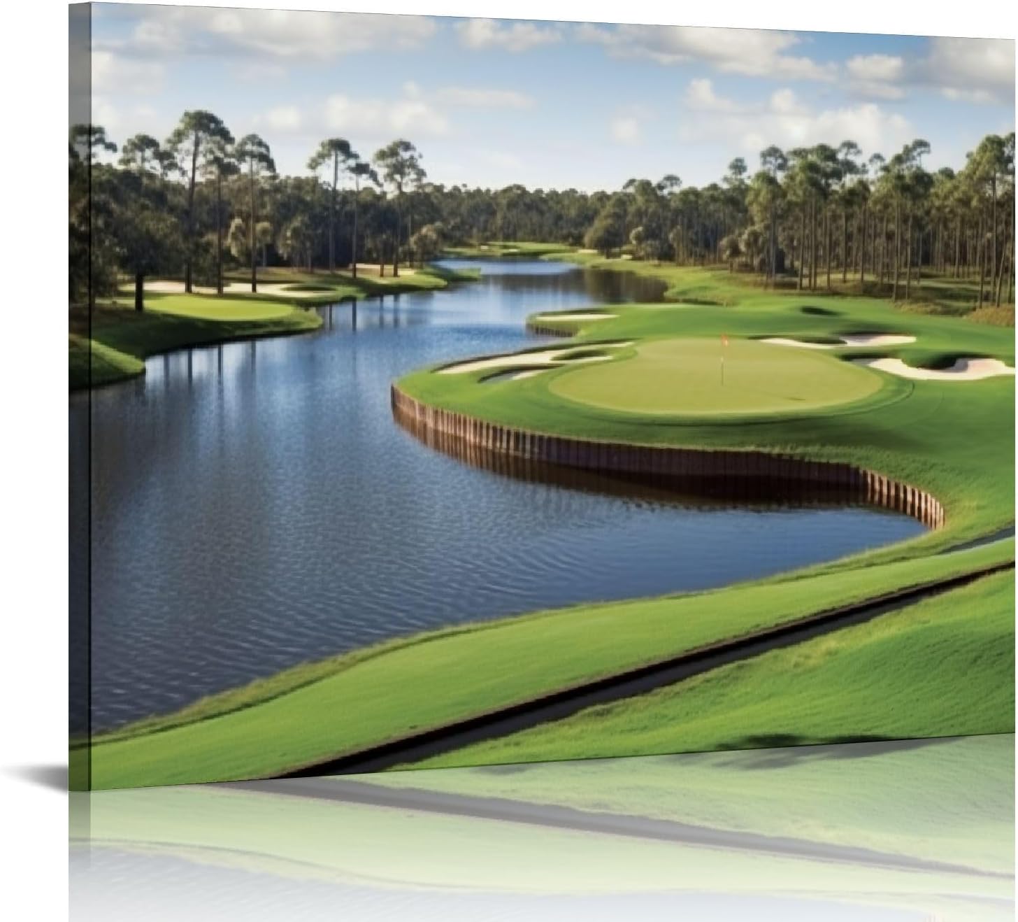 MAXPRESS USA Golf Course Wall Art TPC Sawgrass Golf Course