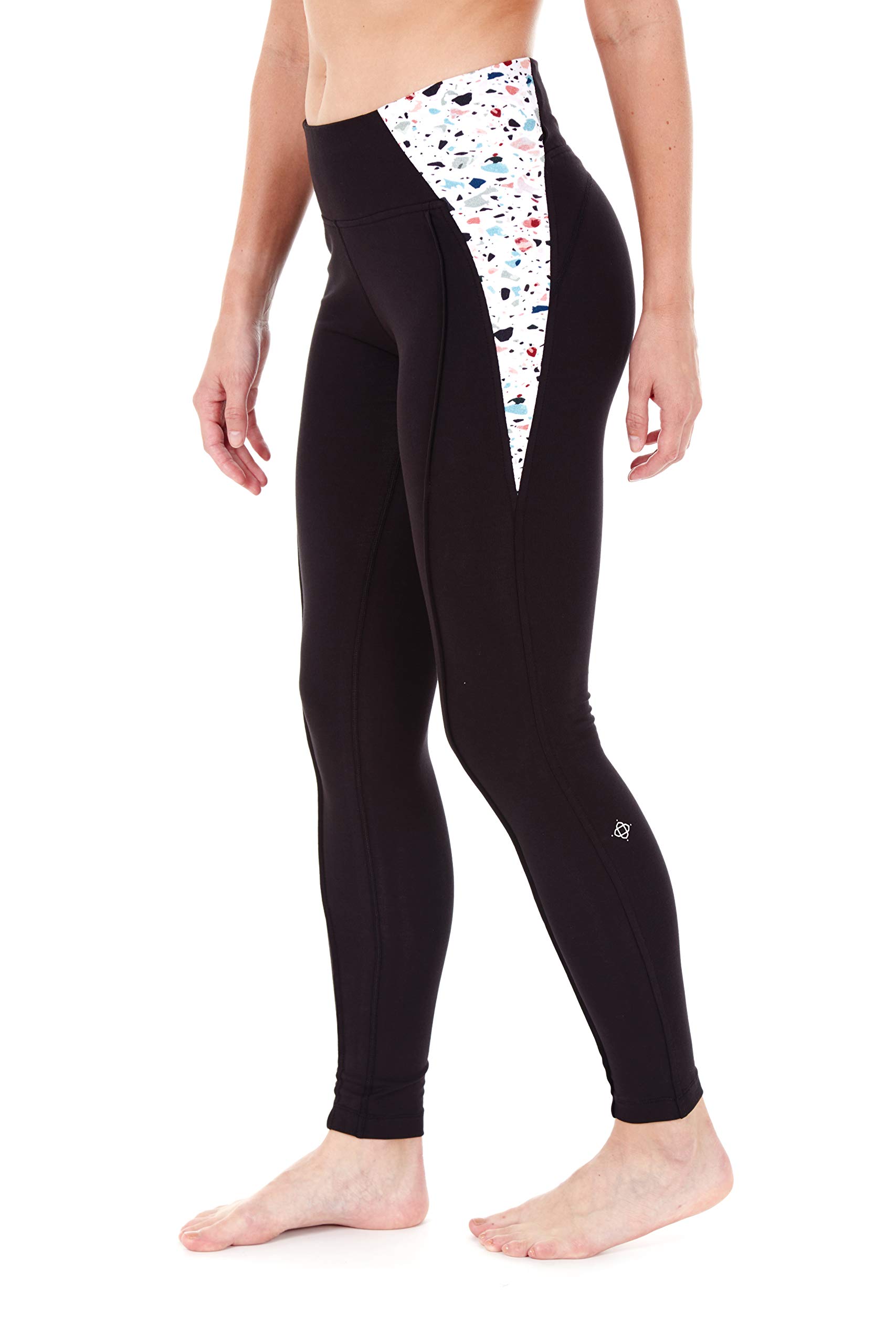 Women's Super Soft Organic Cotton Comfortable Active Wear Yoga Workout Gym Loungewear Highwaisted - Pyrite Legging