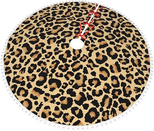 Vista 48 de Falda blanca para árbol de Navidad Let's Go Travel de 30 pulgadas con pompones esponjosos para árbol de fiesta navideña Vamos a viajar