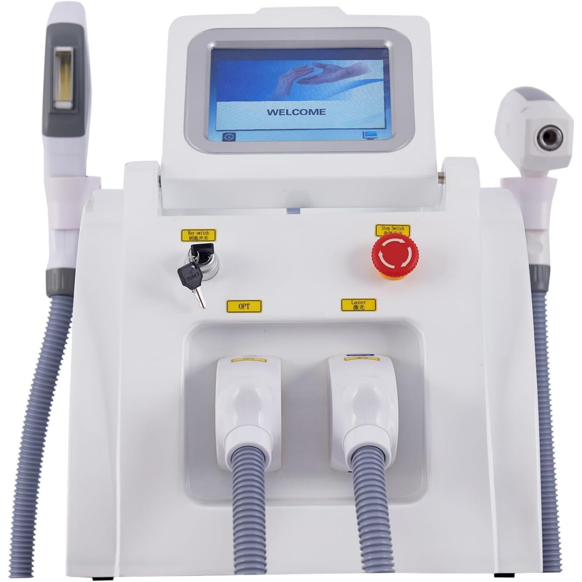 Depilator Laserowy Alexandrite Ice Platinum 2025, 3500W - Bezbolesne Urządzenie do Depilacji Diodowej dla Kobiet i Mężczyzn, Do Użytku Domowego (Kolor Czarny)