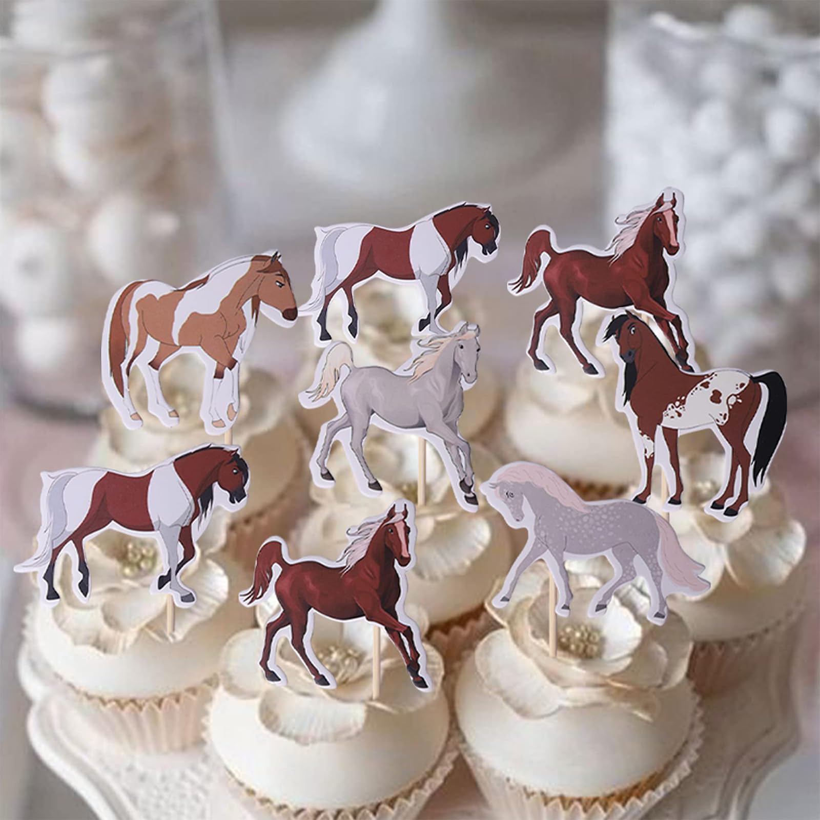 Lot De 24 Décorations De Gâteau Vintage 1983 À Paillettes 40 Ans Pour 40 Ans - Décoration De