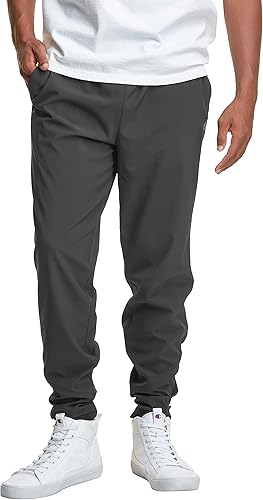 Champion Men's Pants, Lightweight Woven Mvp Pants, Moisture Wicking, Athletic Pants for Men, 30.5"