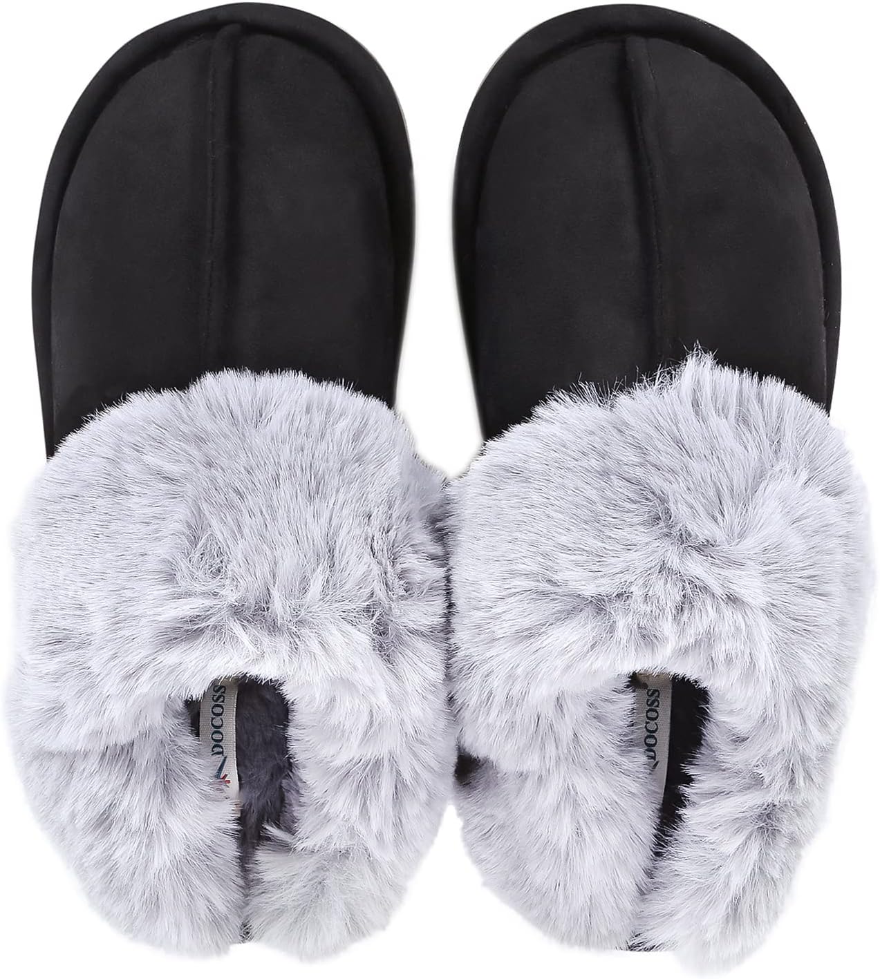 DOCOSSWarm Winter Indoor Shoes for Women Men/Indoor Slippers for Girls, Boys/Home Bedroom Indoor Slippers Warm Slippers Winter