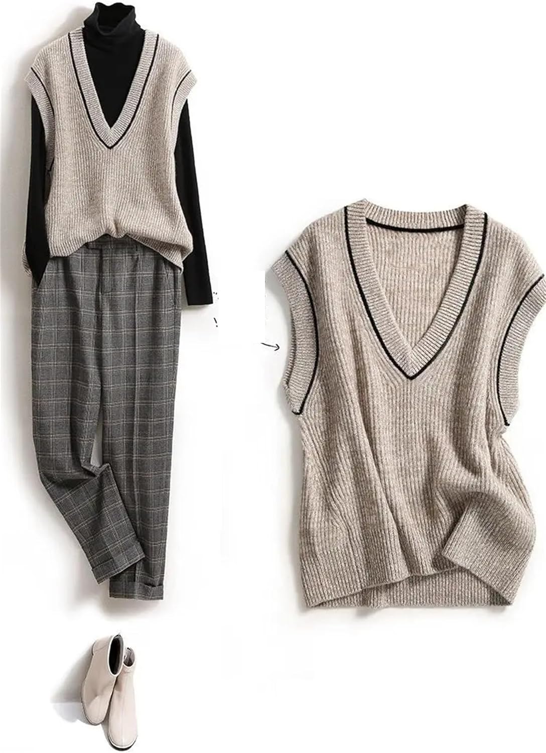 コトリワークス 新品未使用 極薄ウール ブラキャミソール M オフ