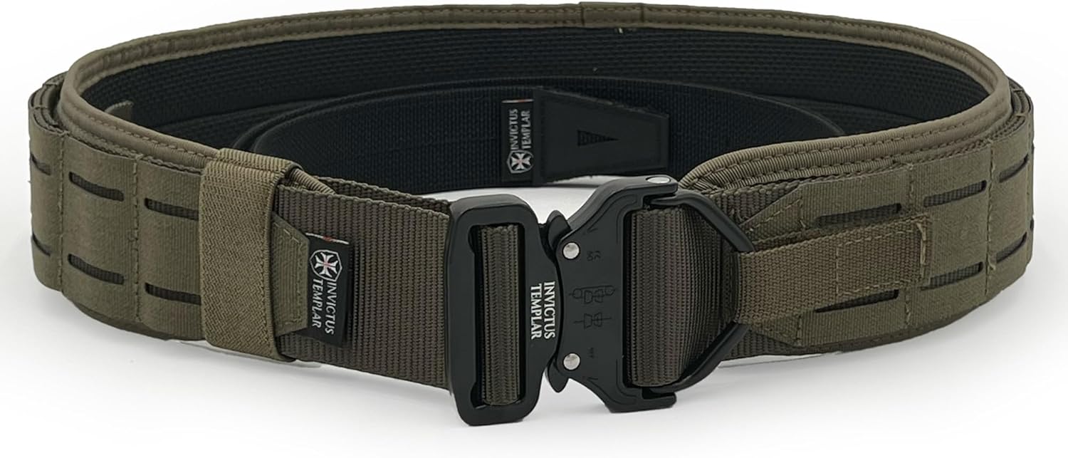 Armiger Modular Tactical Belt - 3-Part 1000D Nylon, Quick-Release Heavy Duty Tactical MOLLE Belt