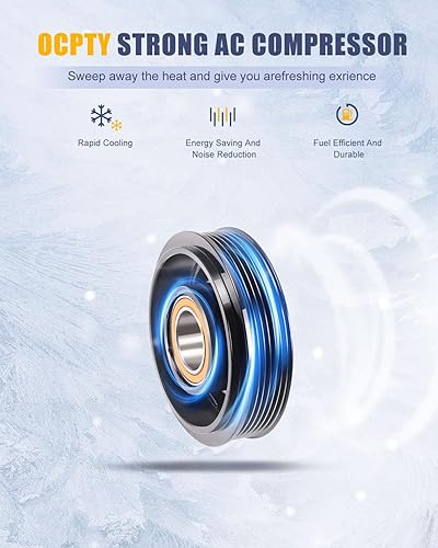 Miniatura 2 de OCPTY Embrague CO 11200C del compresor del aire acondicionado para Nissan Rogue 2.5L 2008-2013