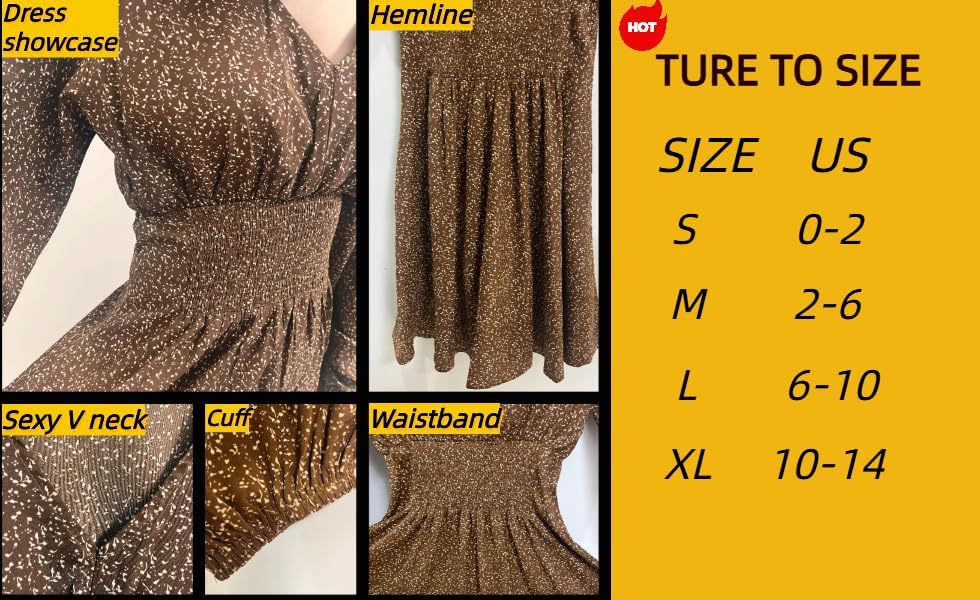 Elegant Dress Spring and Summer and Autumn Chiffon Gathered Waist Sexy high Waist Long Sleeve Floral Skirt Female - Image 5