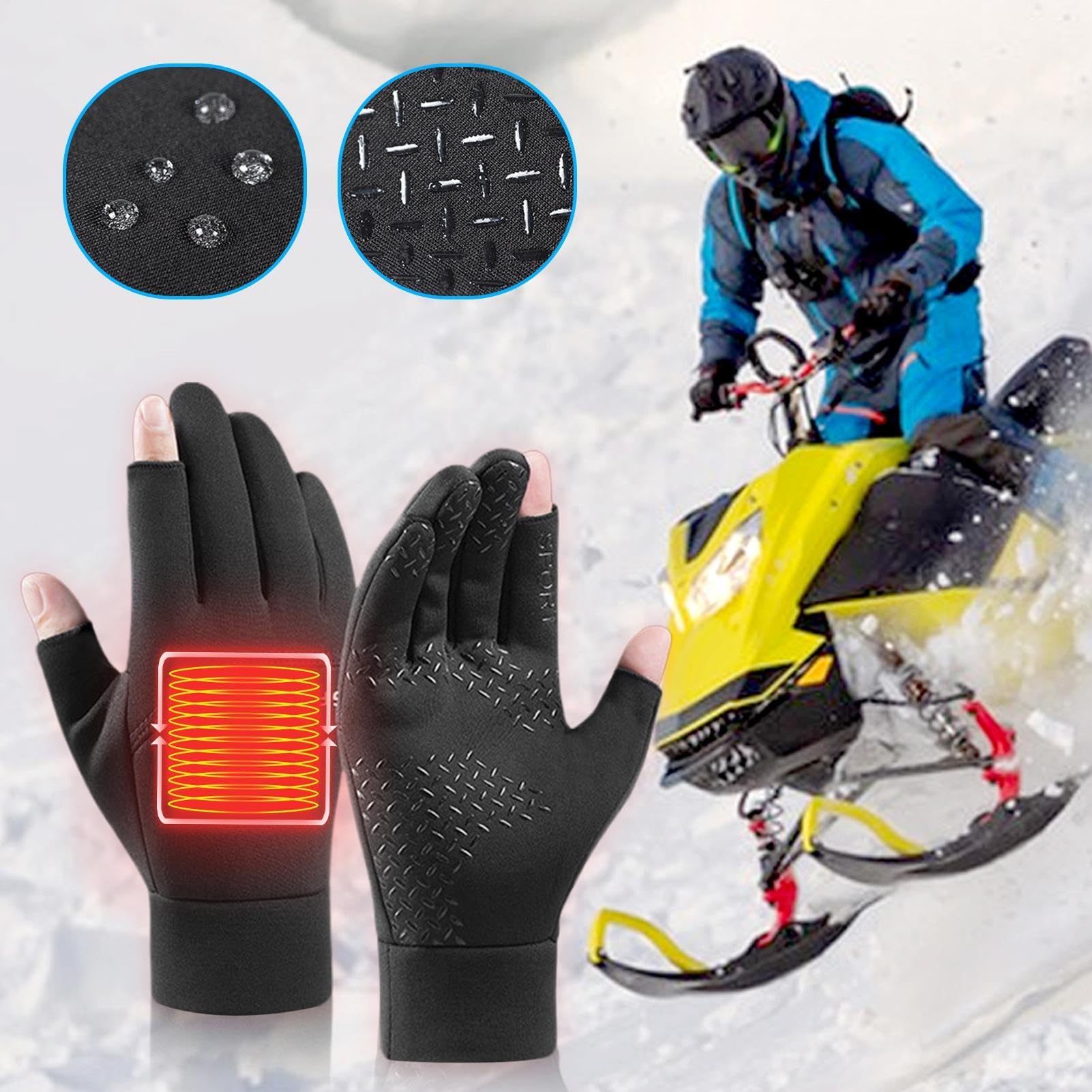 Damskie zimowe rękawiczki, zimowe, wodoodporne, narciarskie, śnieżne, ciepłe rękawiczki, ogrzewane przez USB, do jazdy na nartach, snowboardzie, jazdy na rowerze, biegania, na zewnątrz, do codziennej