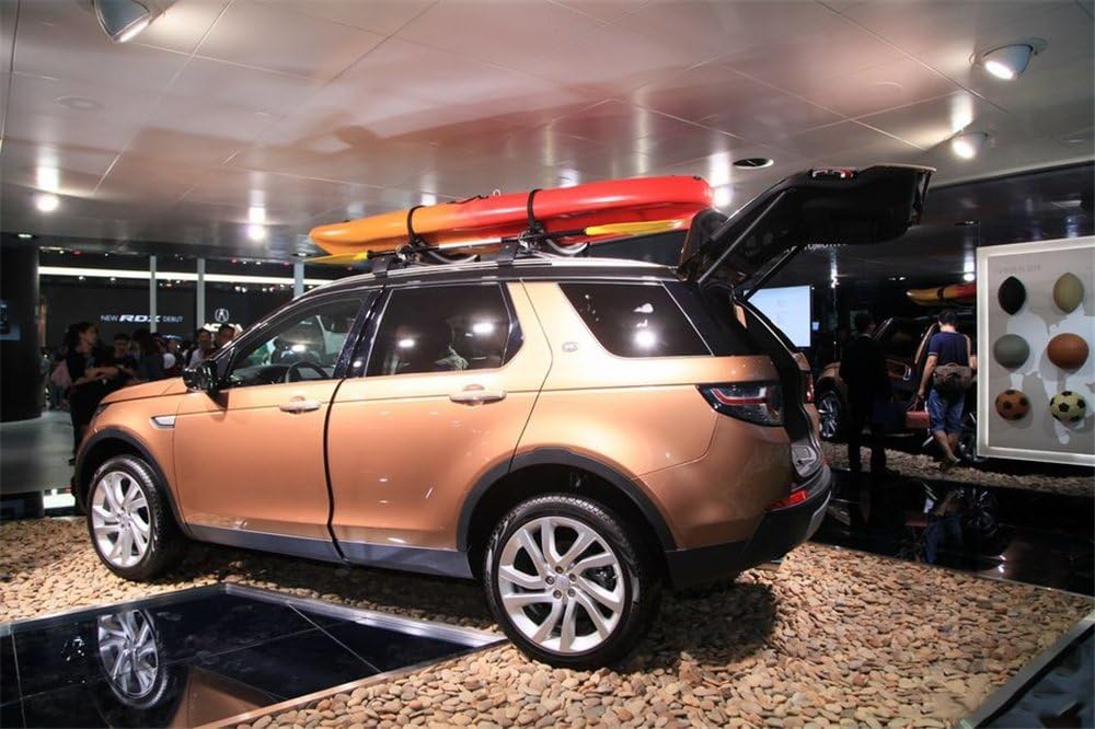 4PCS Roof Racks Crossbars Kit Fits for Land Rover Discovery Sport 2015-2019 Baggage Carriers Luggage Rail Side Bar Cross Bars-Silver
