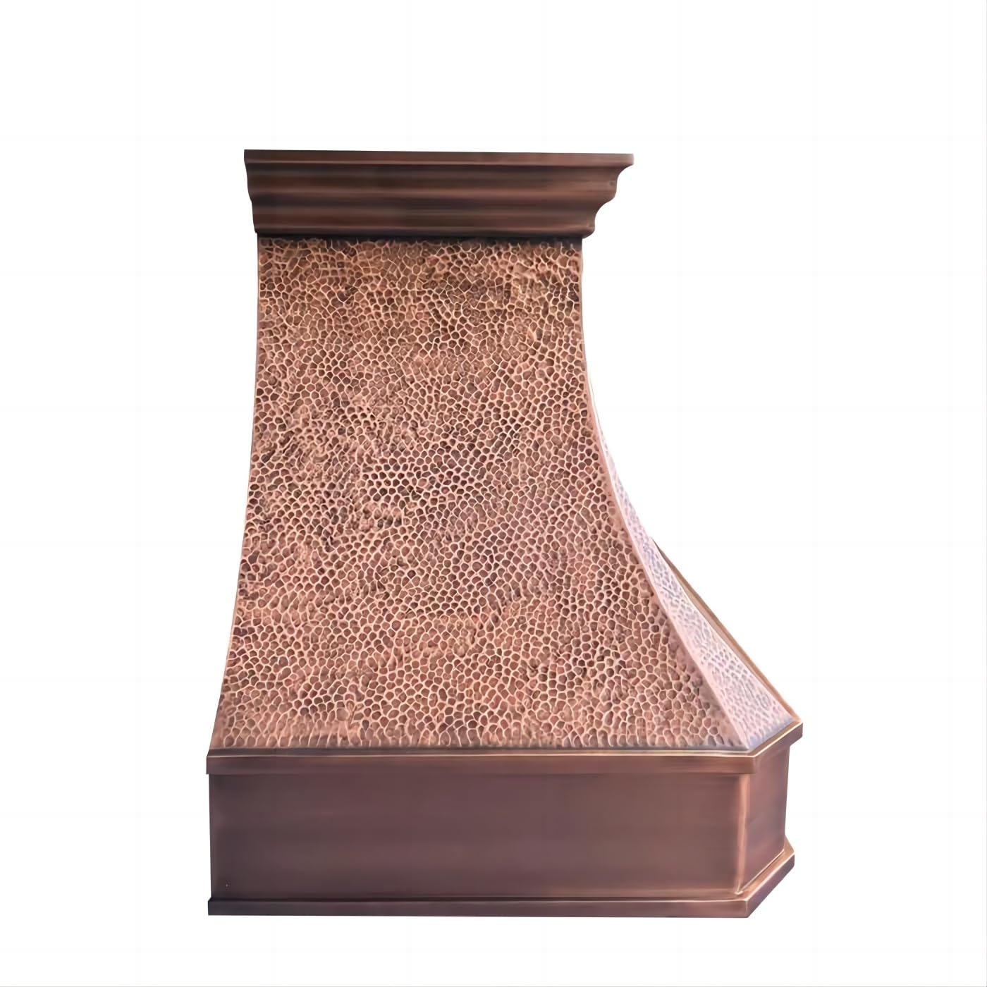 CT Copper Tailor Copper Vent Hood Wall Mount,36.5'' W,48''H, 600 CFM Exhaust Fan,Stainless Steel Vent,LED Light,Dishwasher-Safe Baffle Filters,Medium Patina,VH26-3SH - 4