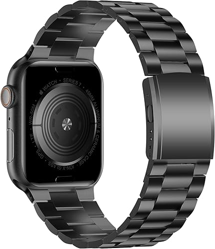 Miniatura 2 de iiteeology Correa de 1.929 in compatible con Apple Watch Ultra Band Series 9, pulsera de acero inoxidable mejorada para iWatch de 1.772 pulgadas,
