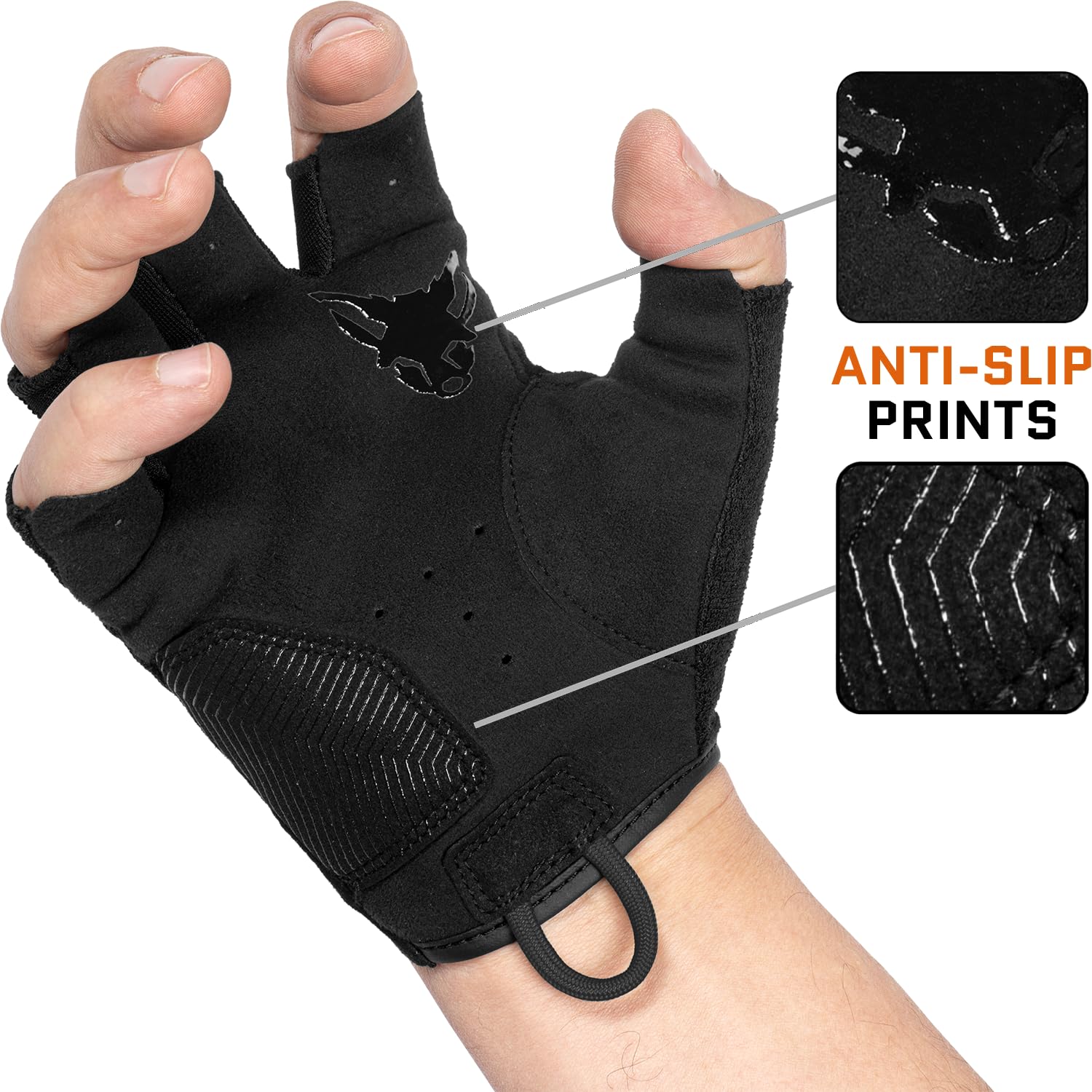 Guantes tácticos sin Dedos ACE Schakal para Paintball y Deportes de Tiro