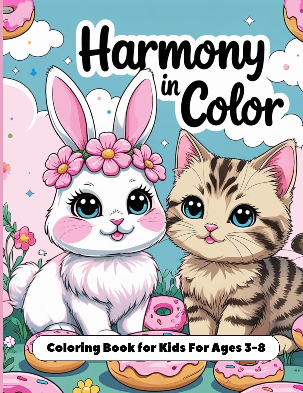 Harmony in color: A Relaxing Coloring Book for Stress Relief and Mindfulness"