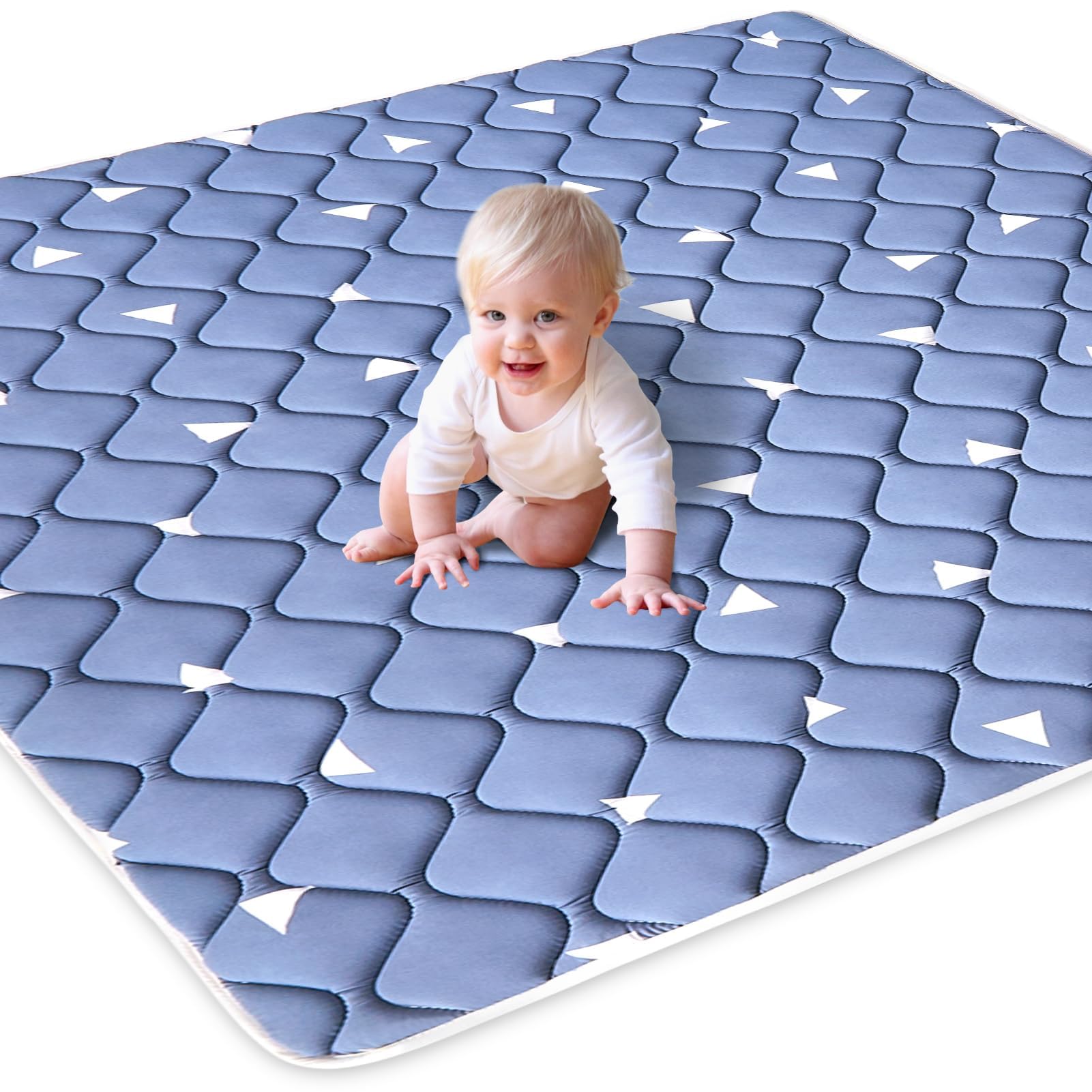 Speelmat voor baby's, 127 x 127 cm, hoogwaardige dikke
