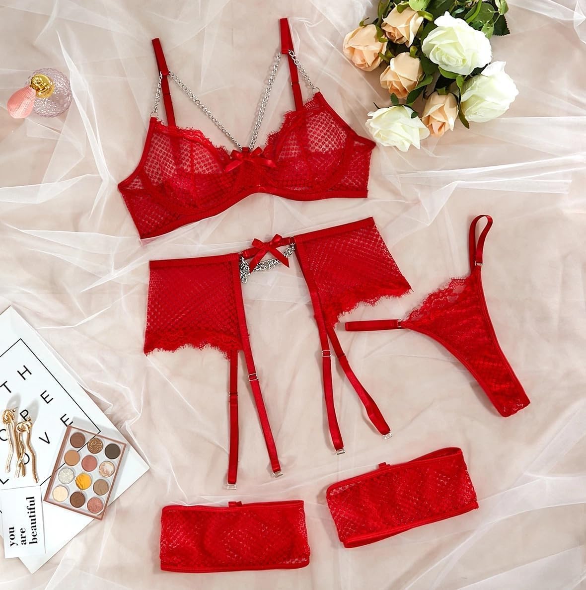 المتطور - قميص نوم للنساء من ان اف 22، مصنوع من مزيج القطن، بت... - view 3