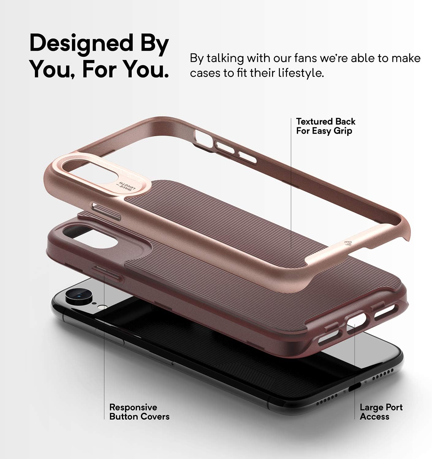 Caseology Wavelength for iPhone XR Cases for iPhone XR Case(2018) - Pink