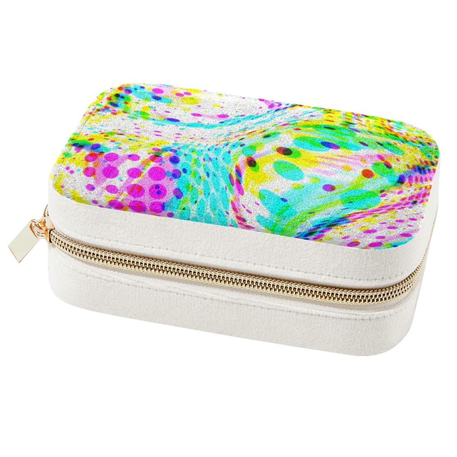 Organiseur de bijoux de voyage compact pour boucles d'oreilles et bagues