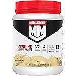 Muscle Milk Genuine Protein Powder, Banana Crme, 1.93 Pounds, 13 Servings, 32g Protein, 4g Sugar, Calcium, Vitamins A, C & D, NSF Certified for Sport, Energizing Snack, Packaging May Vary