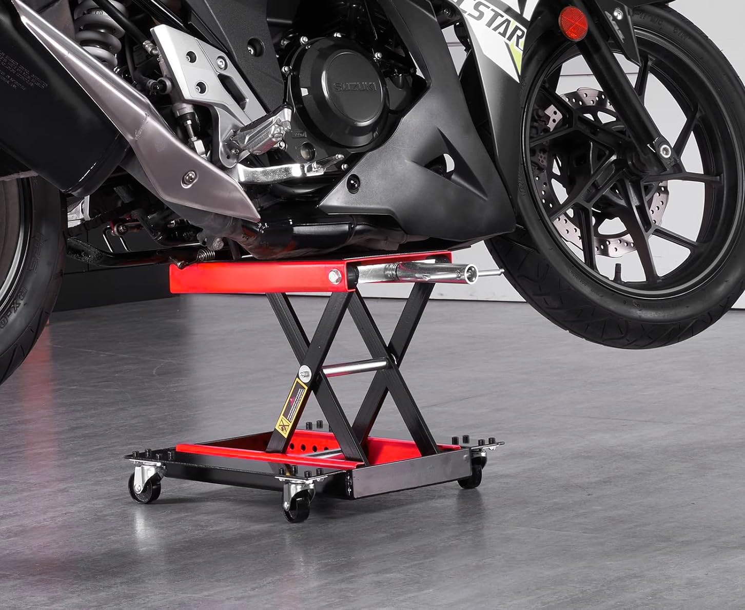 Mini Elevador De Motos De Tijera para Scooter, Motocross, Carretera, Etc. con Ruedas, 500 kg