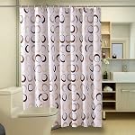 Shower Curtain 78 x 78Inch Waterproof Thick Polyester Fabric Bathroom Shower Curtain for Home Hotel Decor Geometric Long Washable Bathtub Bath Curtain Sets with Hooks, Weighted Hem