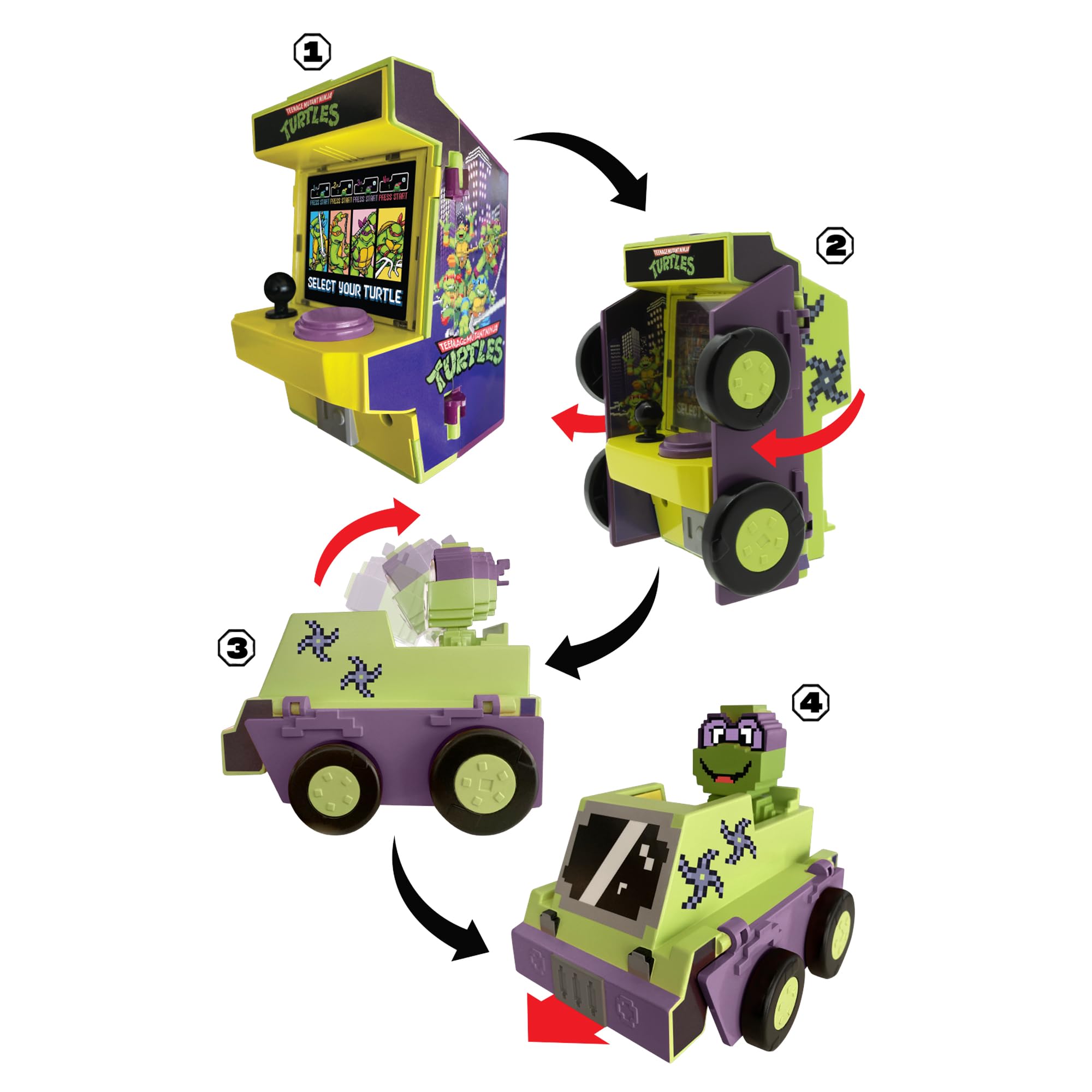 Amazon.com: Teenage Mutant Ninja Turtles Arcade Cruisers Donatello