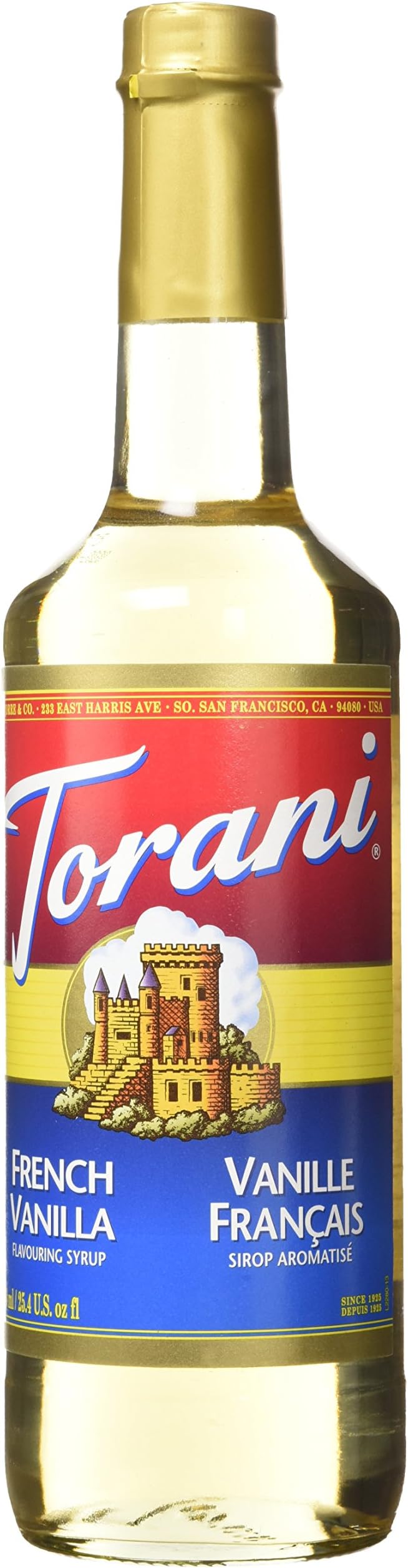 Torani Syrup, French Vanilla, 25 oz