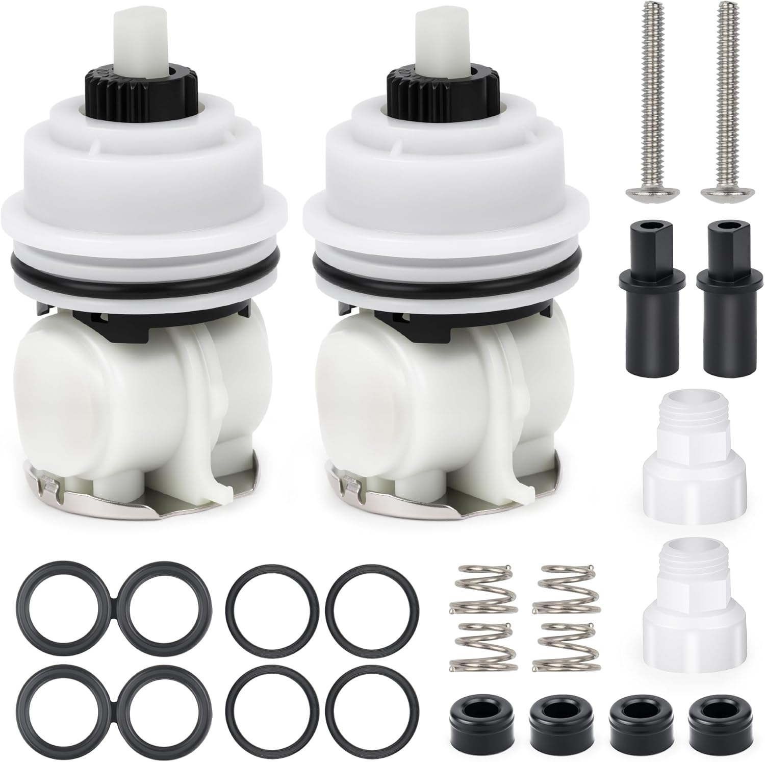 2 Pack RP32104 Shower Cartridge Replacement with Delta Monitor 1700 Series (1998-2005) Easy to Install Cartridge Replacement Dual Function Bath Tub and Shower Faucet Valve Shower Cartridge Assembly