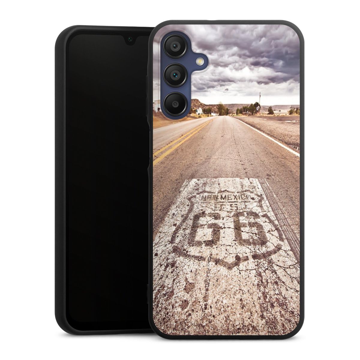 Coque silicone Samsung A15 flexible antichoc et résistante motif Moto USA