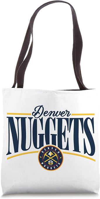 NBA - Denver Nuggets Logo Arch Navy Gold And White Tote Bag