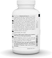 Vista 3 de Source Naturals Magnesium Malate - 3750mg Per Serving - Essential Magnesium Malic Acid Supplement - 180 Tablets