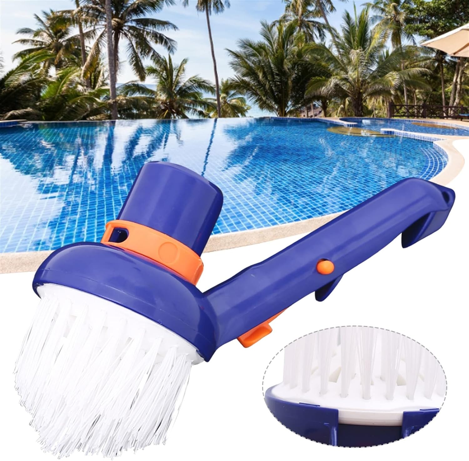 Pool Brushes Swimming Pool Step Corner Brush Spas Hot Tubs Cleaning Brushes Bristles Vacuum Cleaner