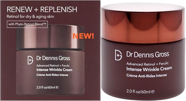 Dr. Dennis Gross Advanced Retinol Plus Ferulic Intense Wrinkle Cream For Unisex 2 oz Cream