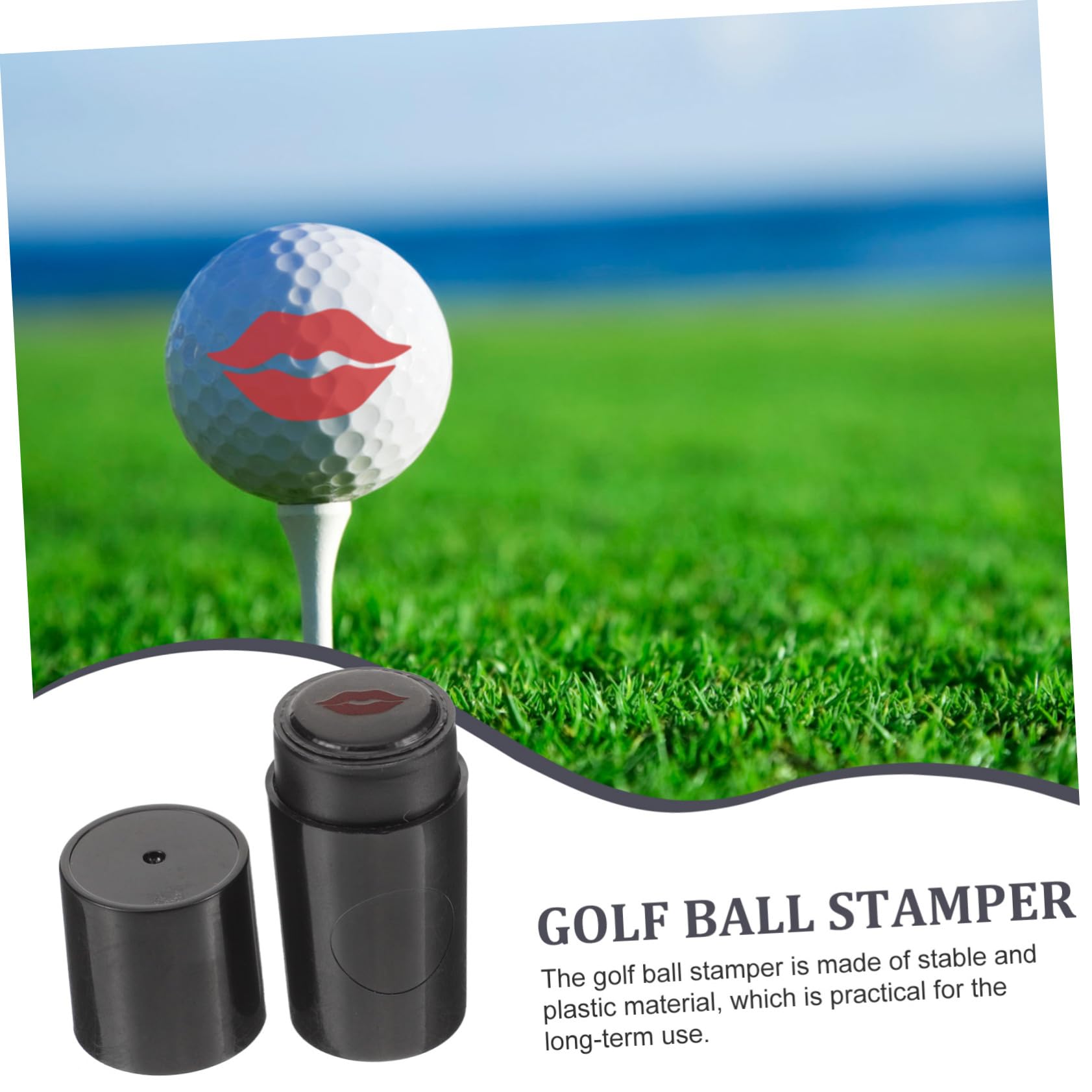 Toddmomy Golfball Markierungswerkzeug Ballmarker Golfmarker Personalisierter Stempel Golfmarker Werkzeug Golfstempel Golfballstempel Individuelles Golfzubehör Stempel