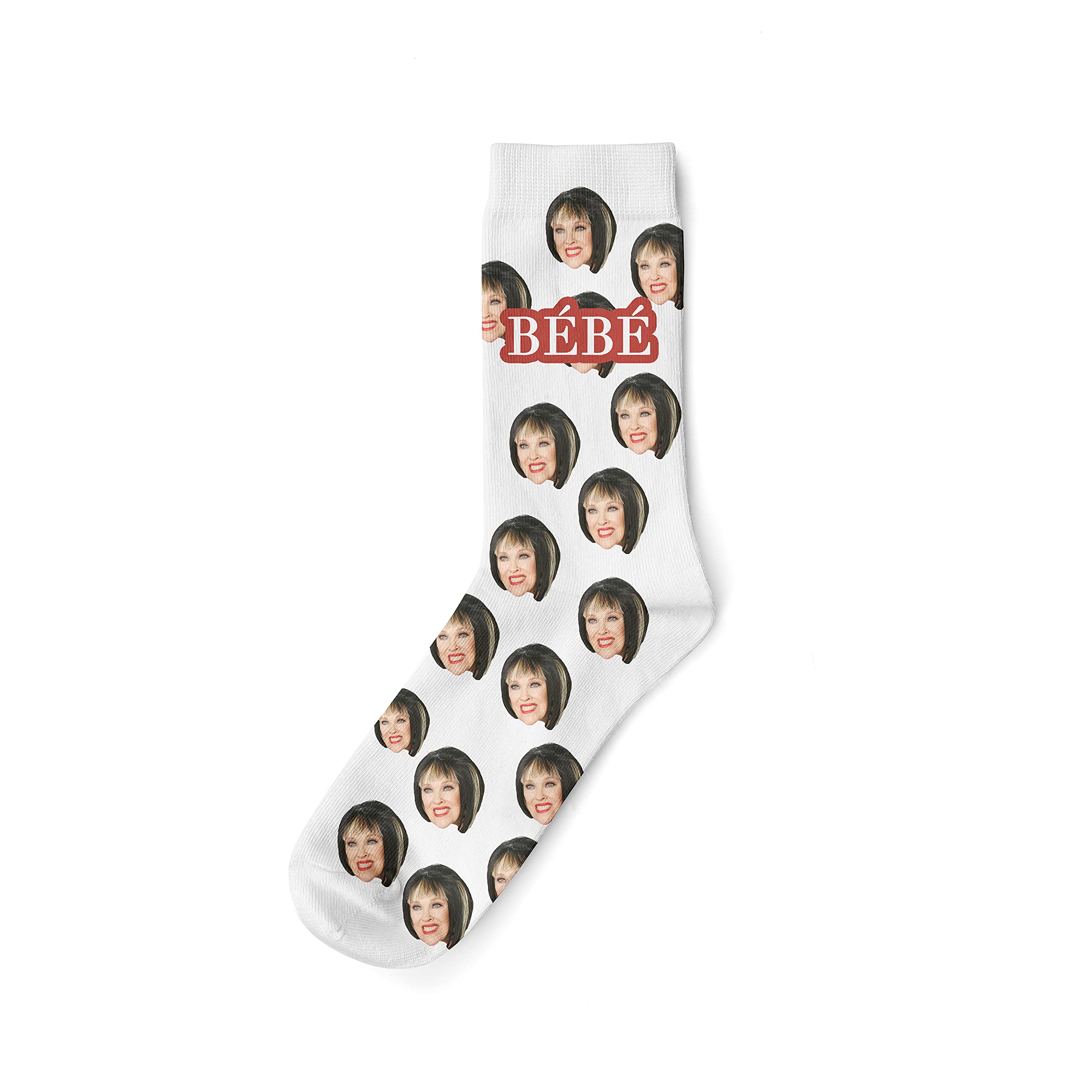 Banter Cards Unisex White Bebe - Moira Rose Socks - Funny Socks - Socks - Socks - Funny Gifts - Rude Gifts
